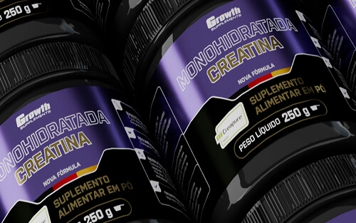 Embalagem Growth Supplements Creatina Creapure®