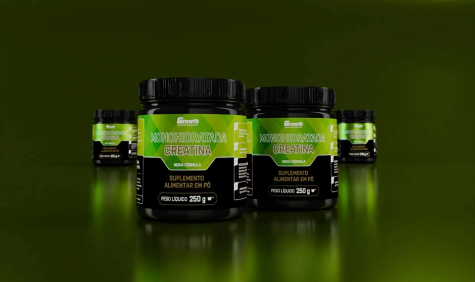 Growth Supplements - Imagem ilustrativa Creatina monohidratada