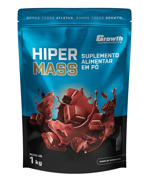 Foto do produto HIPER MASS (1KG) SABOR CHOCOLATE - GROWTH SUPPLEMENTS