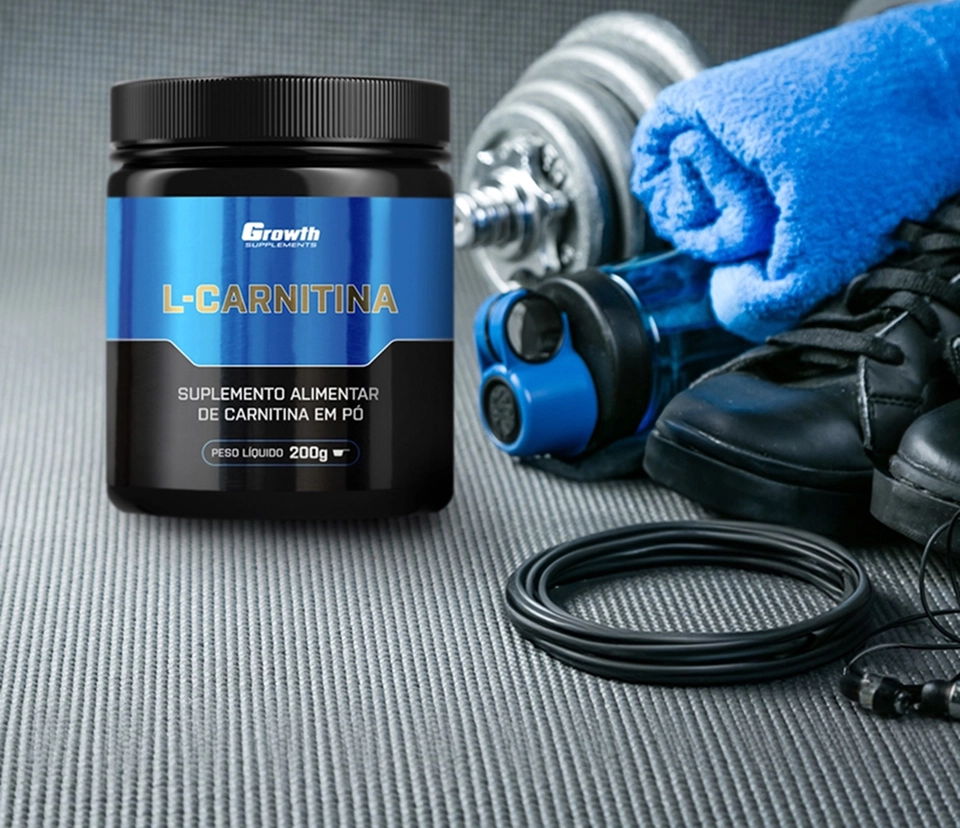 GROWTH SUPPLEMENTS - Imagem ilustrativa L-carnitina.