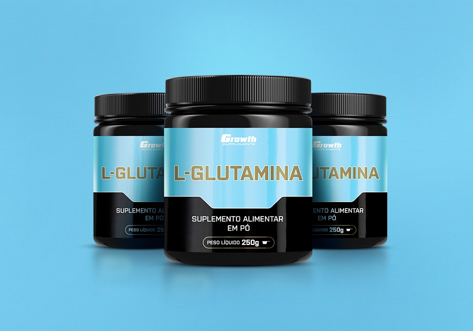 Glutamina embalagens